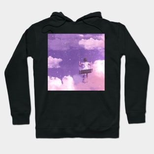 Girl Swinging in the Clouds Hoodie